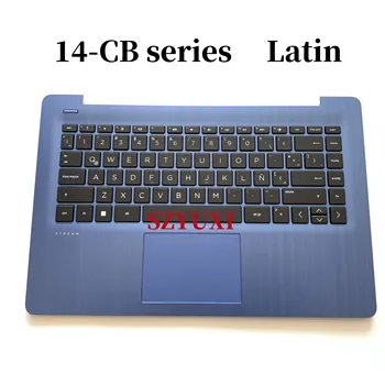 100% Новая оригинальная латиница для клавиатуры ноутбука HP stream 14-CB, подставка для рук в сборе, сенсорная панель