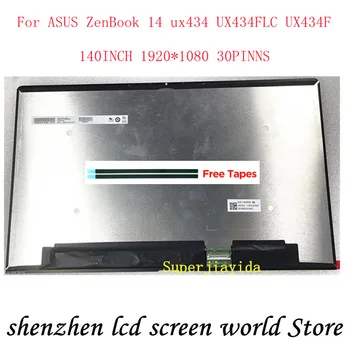 14-дюймовый Оригинальный дисплей для ASUS ZenBook 14 ux434 UX434FLC UX434F UX434FAC с ЖК-экраном в сборе разрешением 1920Х1080