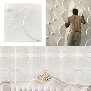 30x30 см 3D наклейка на стену декоративные обои для гостиной, настенная роспись, водонепроницаемая 3D форма для стеновой панели, ванная комната, кухня, 3D Форма для потолка