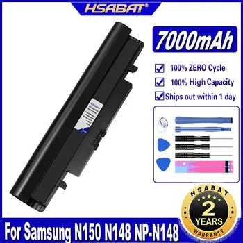 HSABAT AA-PB2VC3B Аккумулятор емкостью 7000 мАч для Samsung N150 N148 NP-N148 Серии AA-PB2VC3B NP-N150 NT-N148 Серии AA-PB2VC6B/E Аккумуляторы