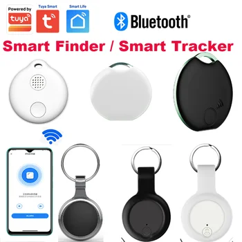 Tuya Smart Tag Беспроводной Bluetooth-совместимый трекер для поиска ключей, локатор, защита от потери сигнала тревоги, работает с приложением Smart Life