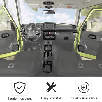 Аксессуары для внутренней отделки из абс-пластика из углеродного волокна для Suzuki Jimny 2019 2020 2021 2022 Автомобильные Интерьерные наклейки