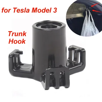 Держатель крючка для укладки и уборки заднего багажника Автомобиля, крючок для сумки для продуктов в багажном отделении для Tesla Model 3 2021