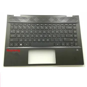 Для HP Pavilion X360 14-CD подставка для рук верхний корпус клавиатура рамка верхняя крышка клавиатура США