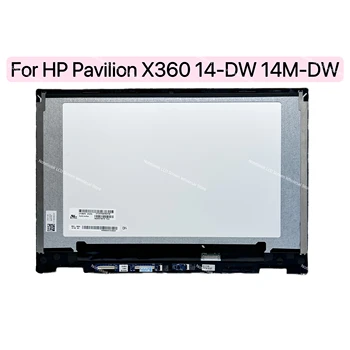 Для HP Pavilion X360 14-DW Серии 14 DW 14M-DW Замена панели Сенсорного Дигитайзера с ЖК-экраном в сборе