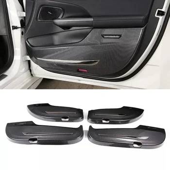 Для Mercedes Benz C Class W206 2022 ABS Защита дверной панели автомобиля из углеродного волокна, Наклейка для отделки салона, аксессуары для интерьера