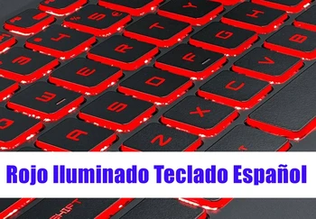Испанская клавиатура с красной подсветкой для MSI GL63 8RCS (MS-16P8)/GL65 9SD (MS-16U5)