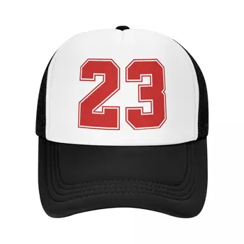 Классическая Шляпа дальнобойщика с 23 номерами, Мужская Женская бейсболка унисекс, регулируемая на заказ, Уличные бейсболки Snapback