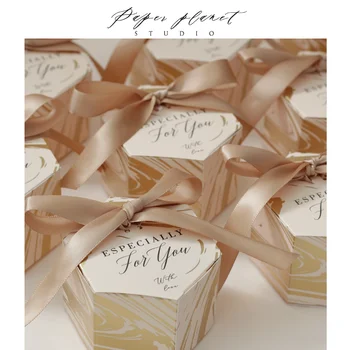 Креативные подарочные коробки Коробки конфет в мраморном стиле, свадебные сувениры, принадлежности для вечеринок, подарочный пакет для душа ребенка, украшение Рождественской вечеринки