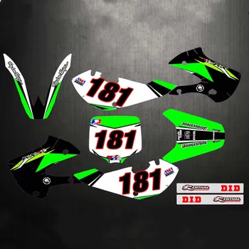 Мотоцикл KLX 110 Графические наклейки, фоновая наклейка для Kawasaki KLX110 2010 2011 2012 2013 2014 2015 2016 2017 2018 2019 2020