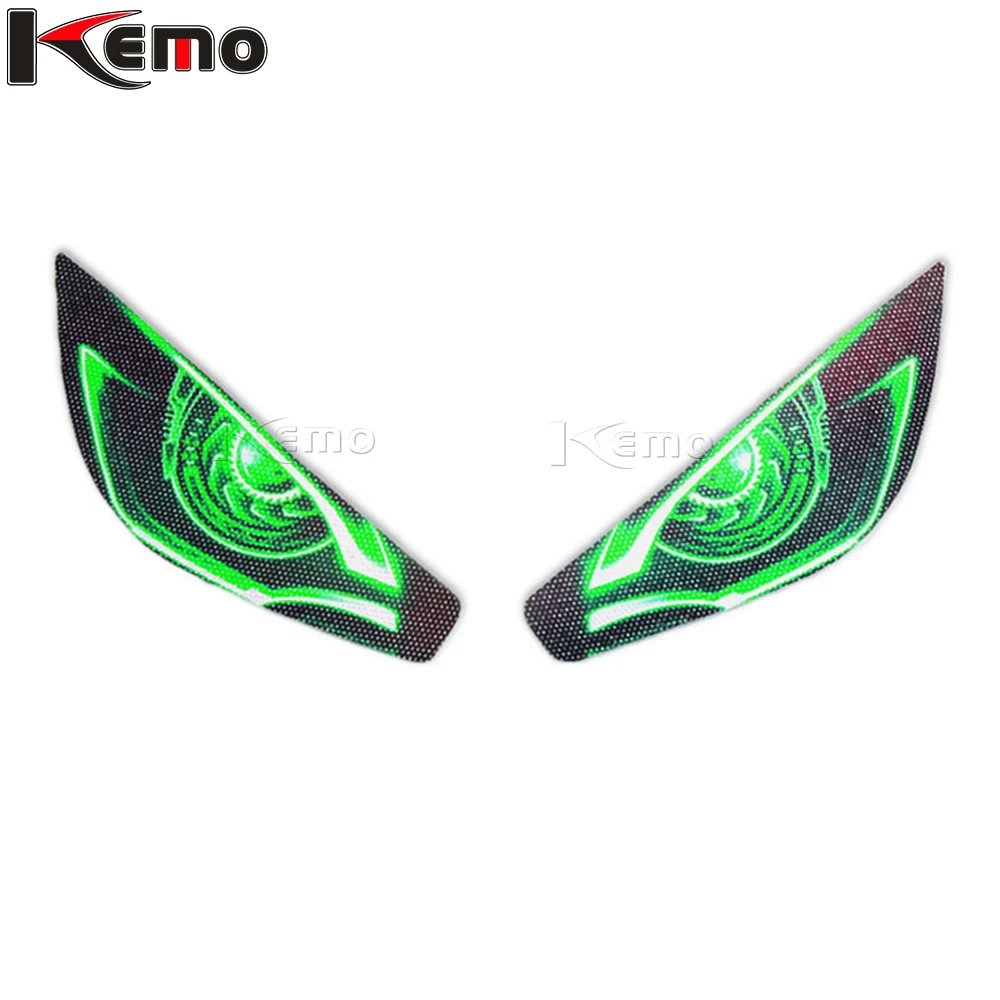 Для KYMCO XCITING 400 S400 Аксессуары для мотоциклов XCITINGS400 3D передний обтекатель наклейка на фару Защитные наклейки на головной свет