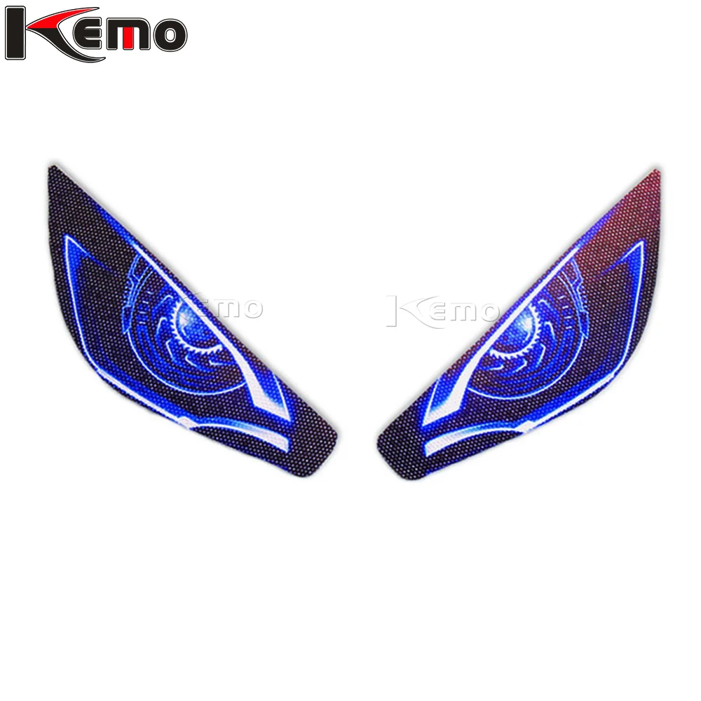 Для KYMCO XCITING 400 S400 Аксессуары для мотоциклов XCITINGS400 3D передний обтекатель наклейка на фару Защитные наклейки на головной свет