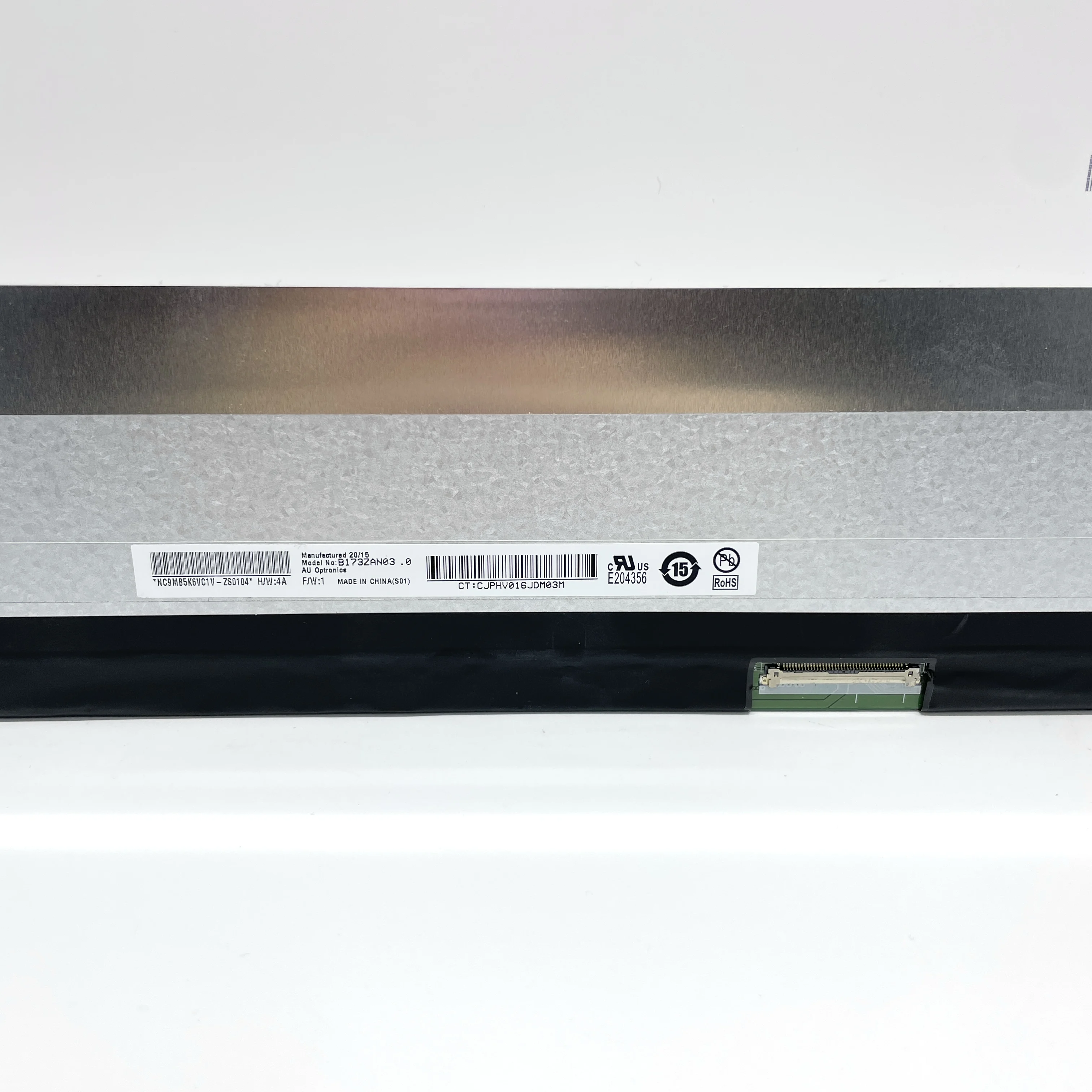 B173ZAN03.0 17,3-дюймовый ноутбук с тонким ЖК-экраном 4K, сменная матрица IPS 40 контактов 3840 (RGB) × 2160, UHD 255PPI, яркость 400 кд/м2