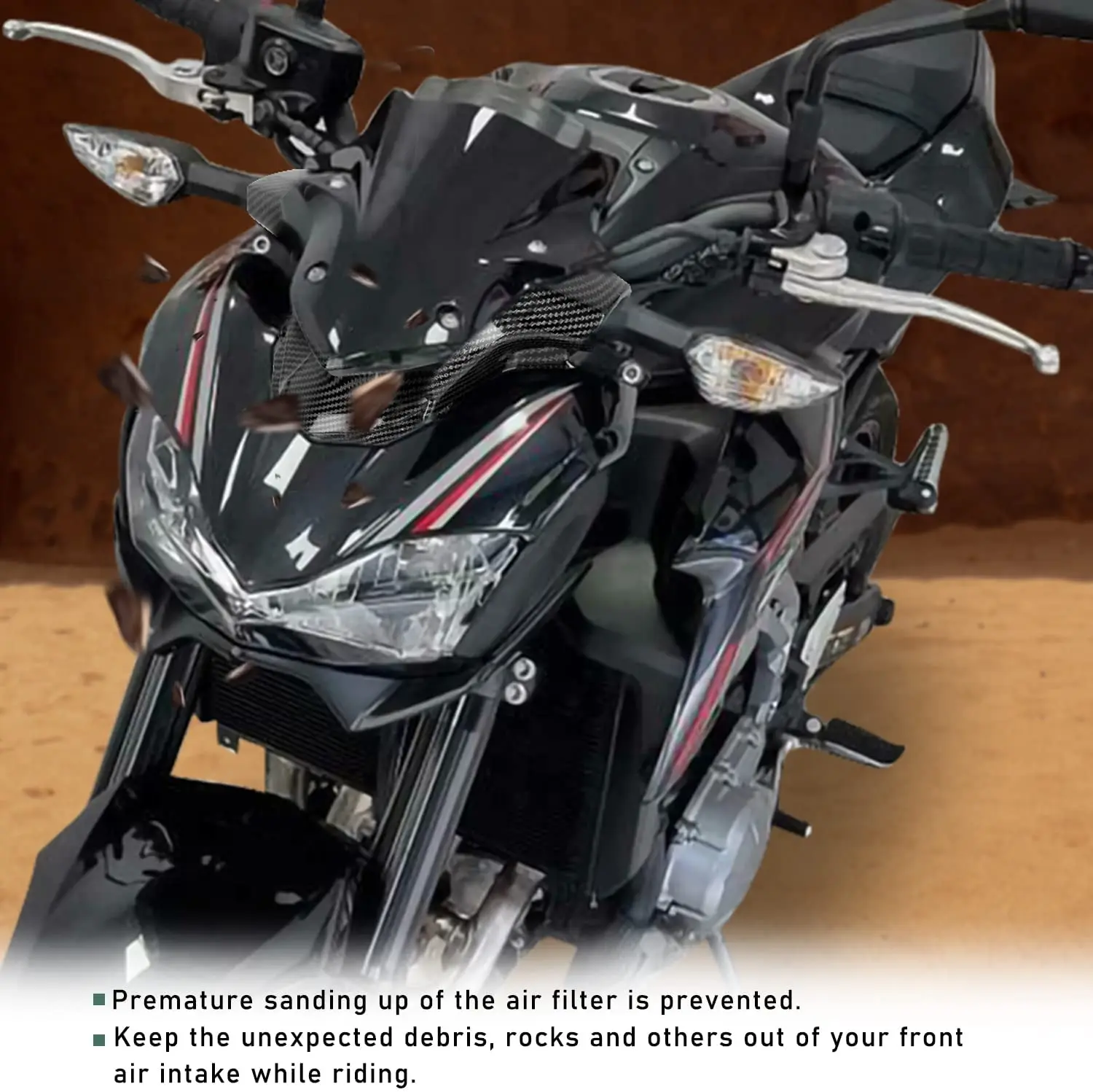 Передний Обтекатель Для Kawasaki Z900 Удлинитель Носового Конуса С Клювом Аэродинамическая Фара Верхняя Крышка Фары Z 900 2019 18 17 Carbon