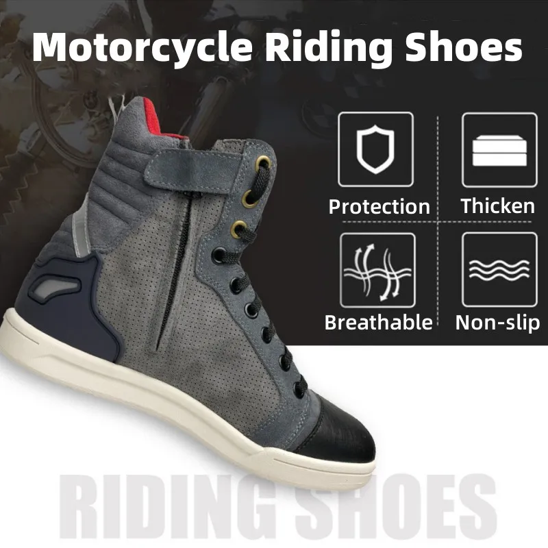 JXT/ Летние ботинки для мотоциклистов; мужские и женские мотоциклетные ботинки; гоночная обувь; байкерские ботинки с дышащей сеткой; противоскользящие принадлежности для мотоциклов;